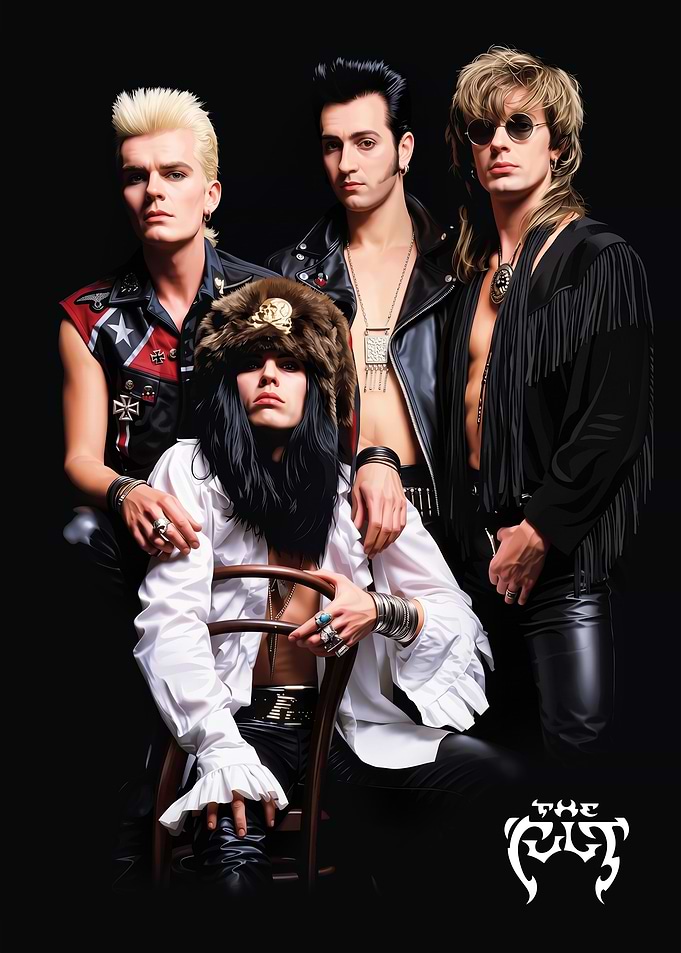 The Cult Band Portrait