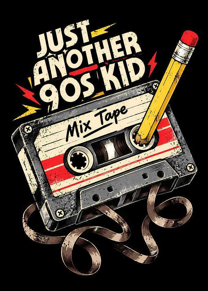 Just Another 90s Kid Cassette Design