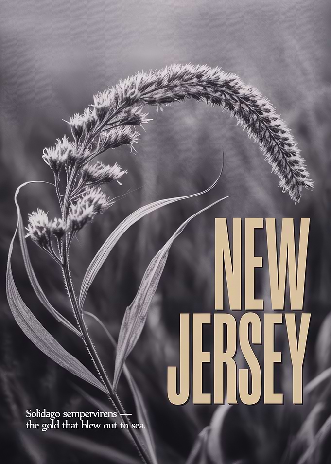 New Jersey Seaside Goldenrod Poster