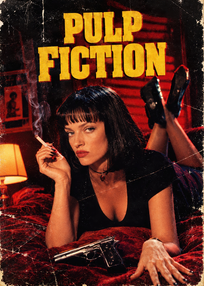 Pulp Fiction Mia Wallace Poster