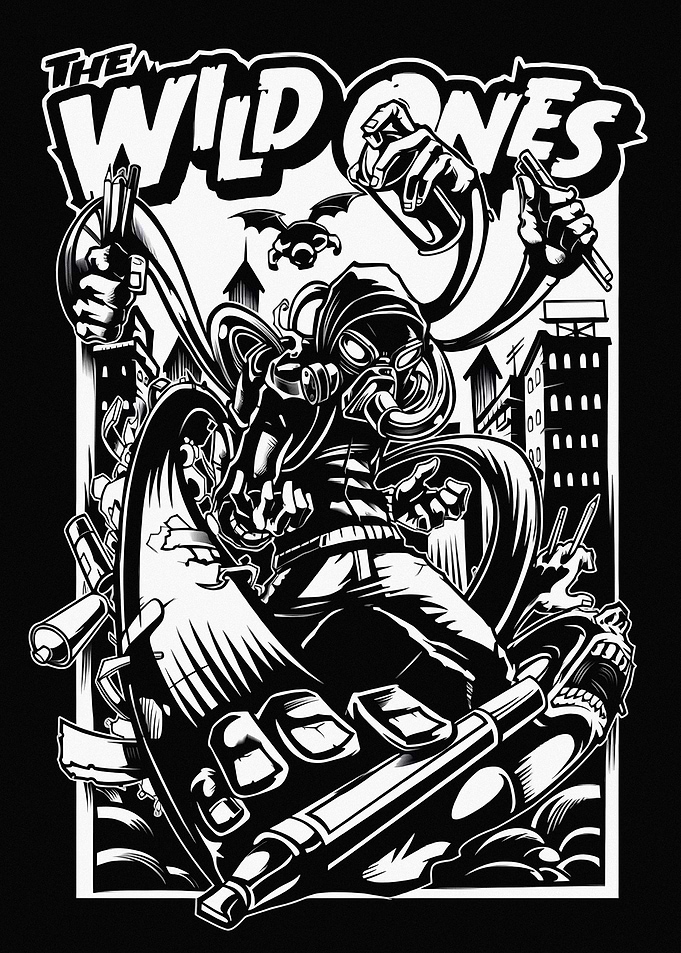 The Wild Ones Graffiti Artist Illustration