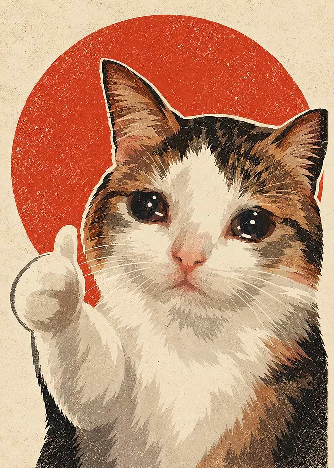 Doing O-Kay Thumbs Up Cat Meme