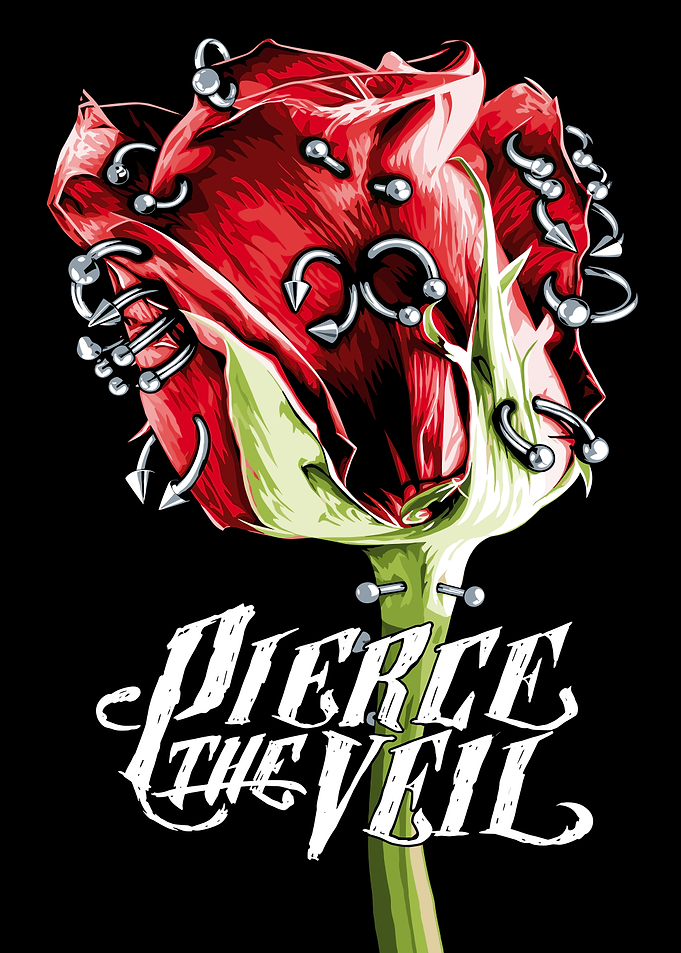 Pierce The Veil Pierced Rose Graphic