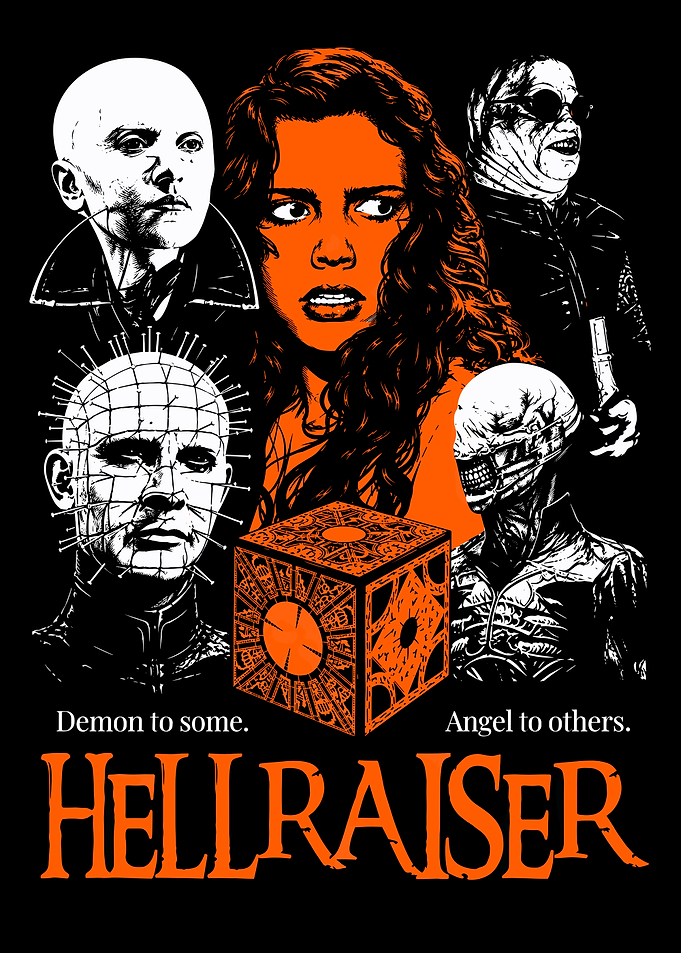 Hellraiser Horror Movie Poster Art
