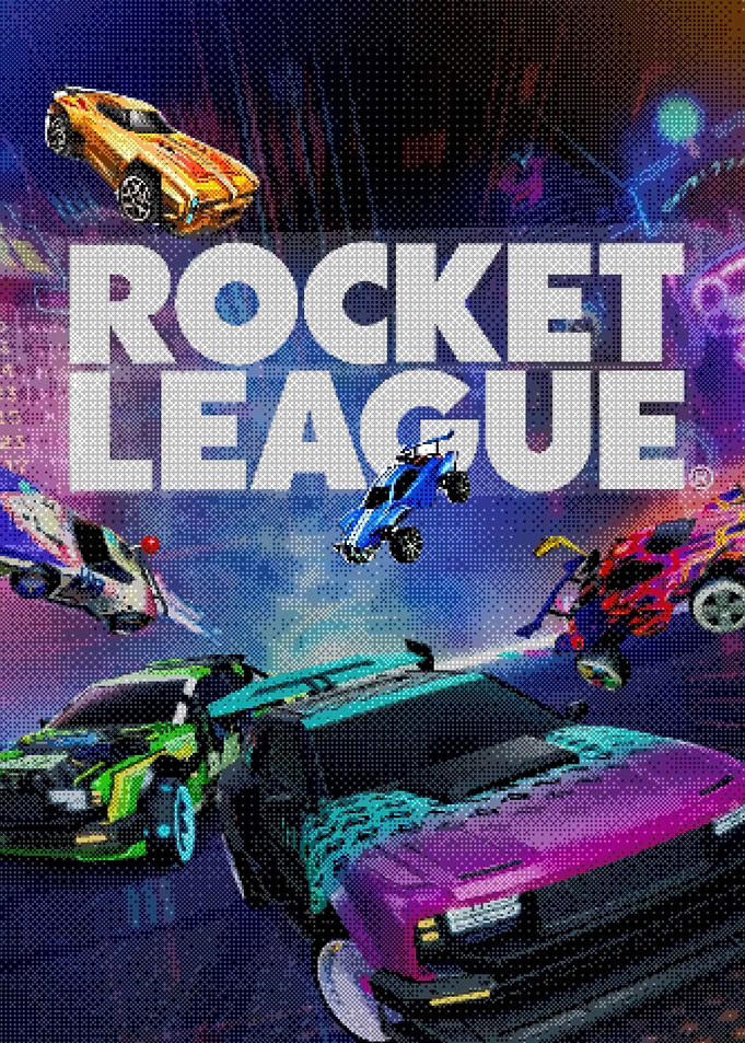 Rocket League Game Poster