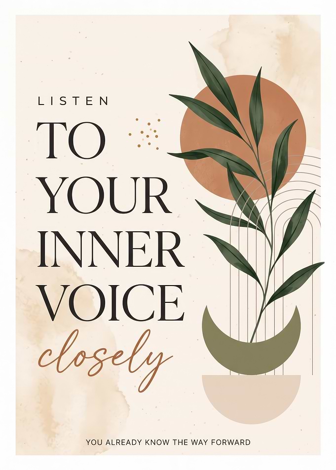 Listen To Your Inner Voice Poster