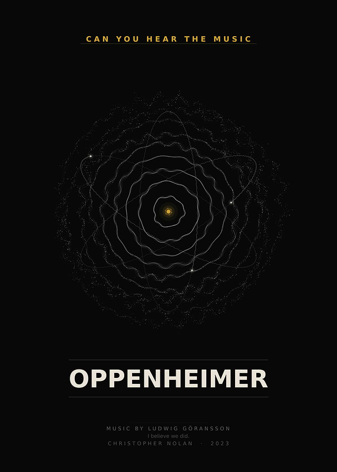 Oppenheimer Minimalist Movie Poster