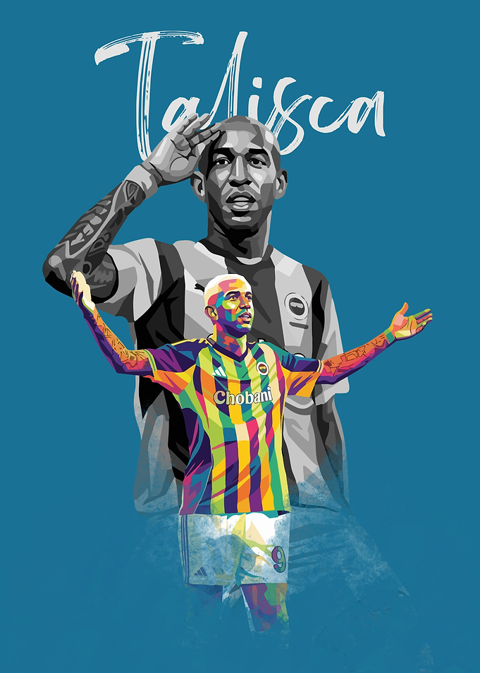 Talisca Pop Art Football Poster