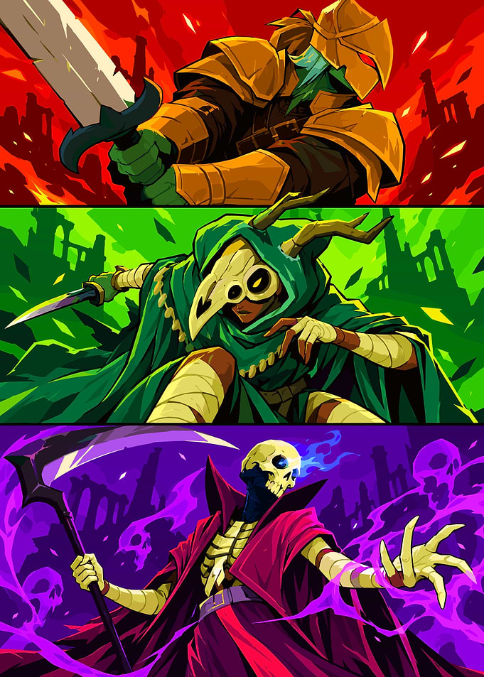 Slay the Spire Character Trio Art