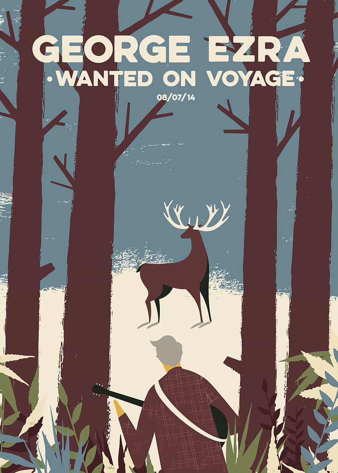 George Ezra Wanted on Voyage Poster