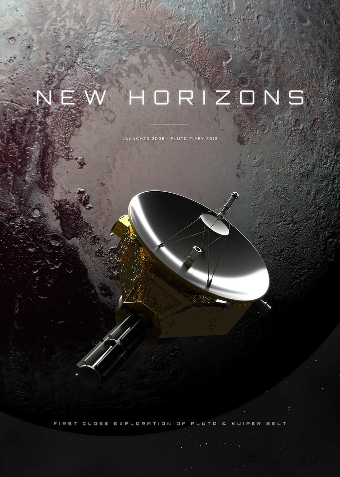 New Horizons Pluto Exploration Poster