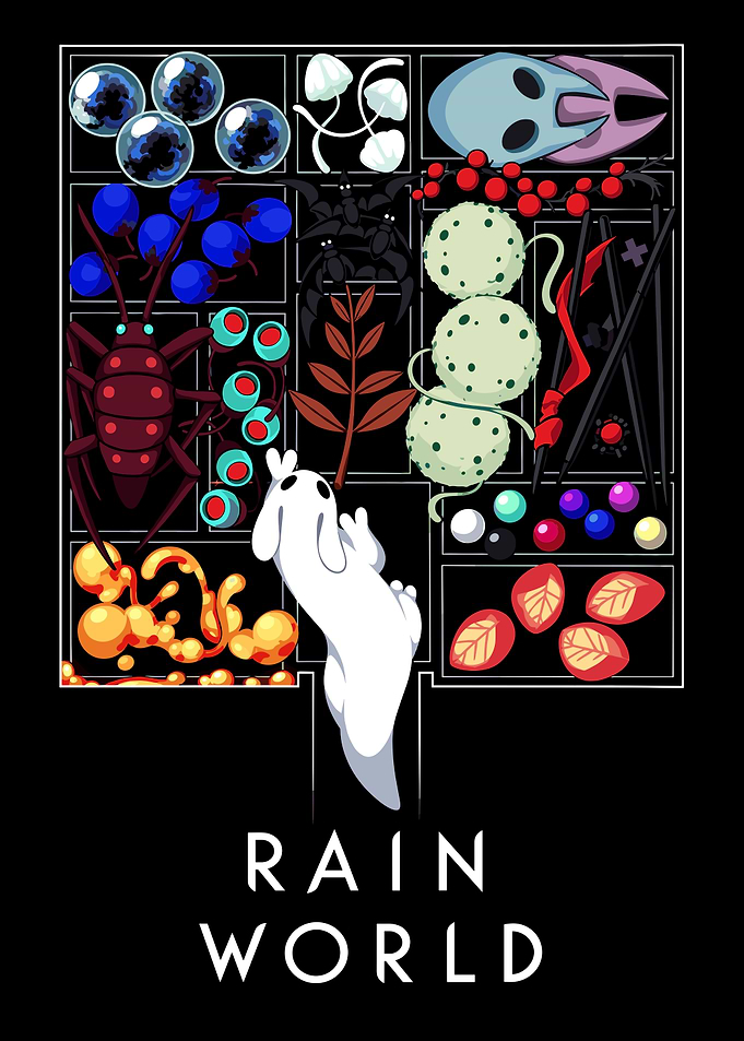 Rain World Slugcat Inventory Poster