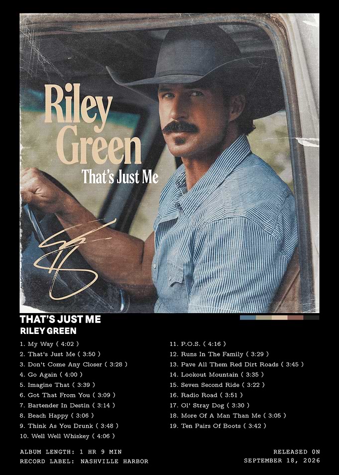Riley Green That's Just Me Album Cover