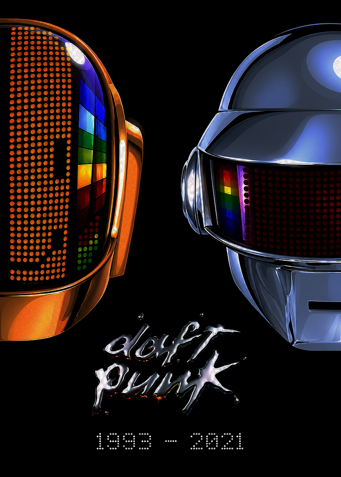 Daft Punk Tribute Poster