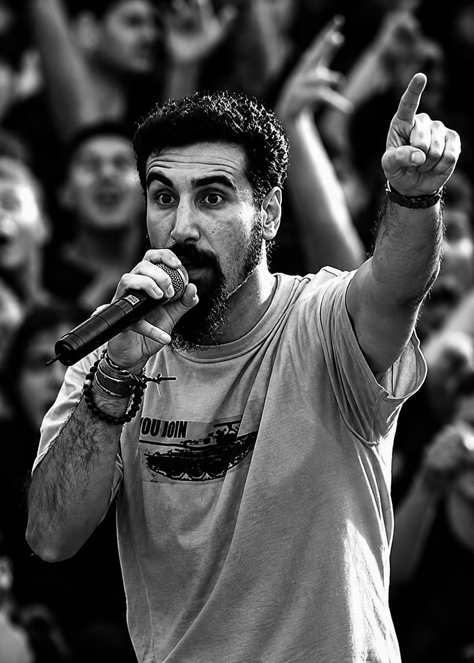 Serj Tankian performing