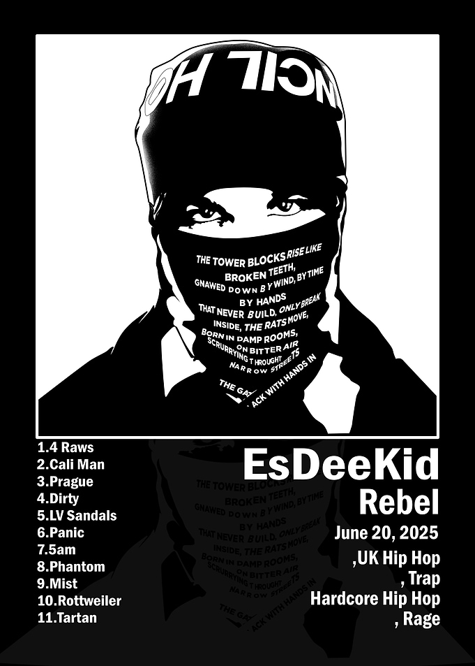 EsDeeKid Rebel Hip Hop Album Cover