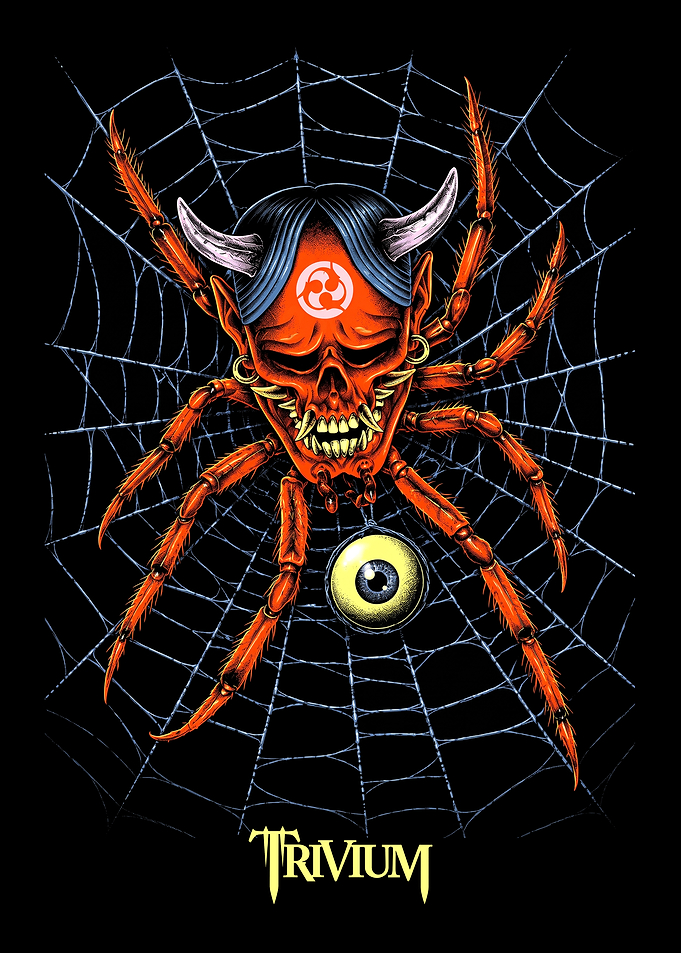 Trivium Oni Spider Graphic