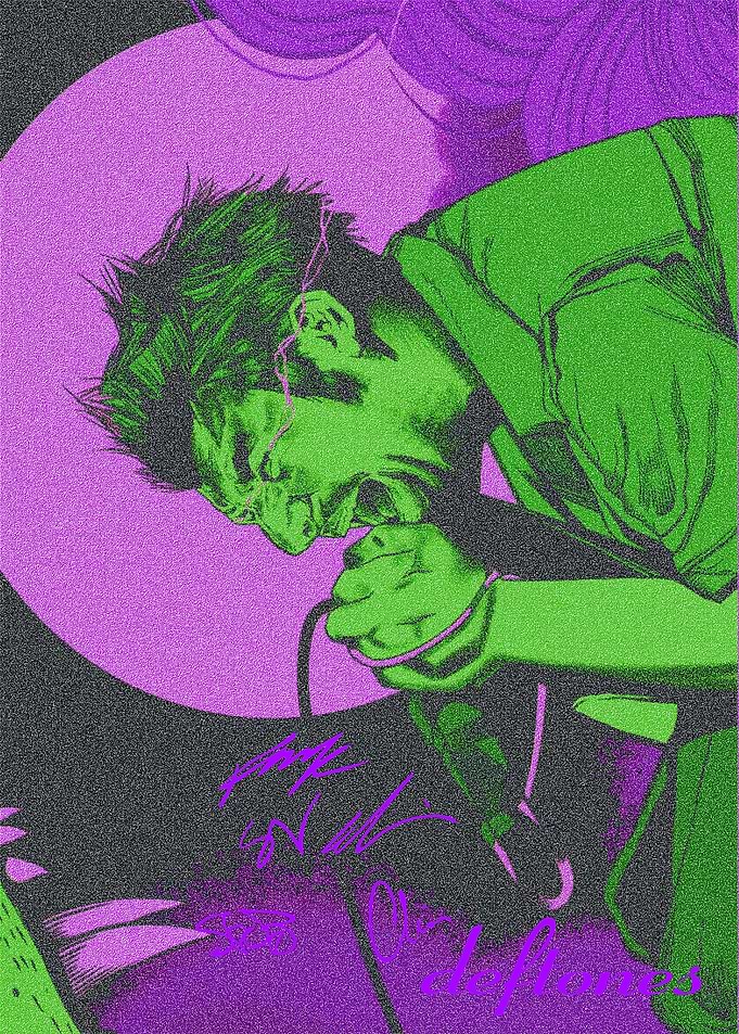 Deftones Chino Moreno Concert Poster