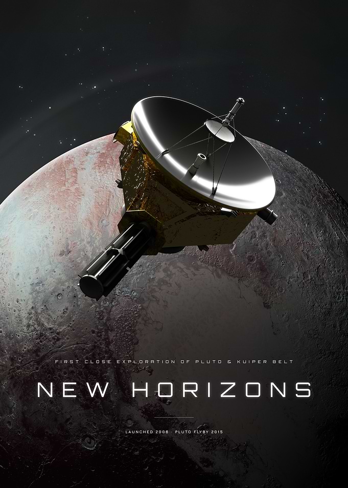 New Horizons Pluto Exploration Poster