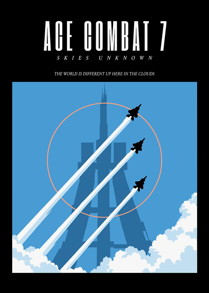 Ace Combat 7 Minimalist Poster