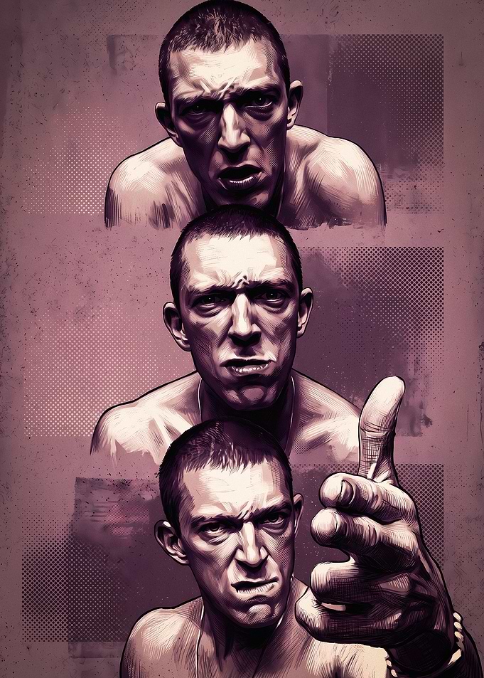 Vincent Cassel La Haine Portrait