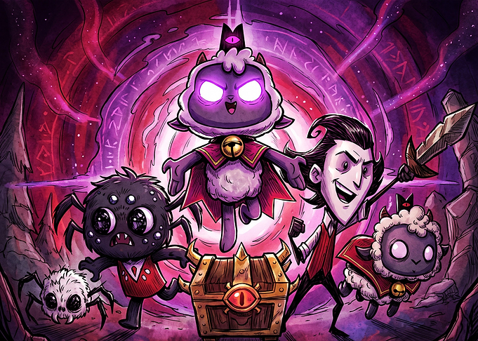 Cult of the Lamb and Don't Starve Crossover
