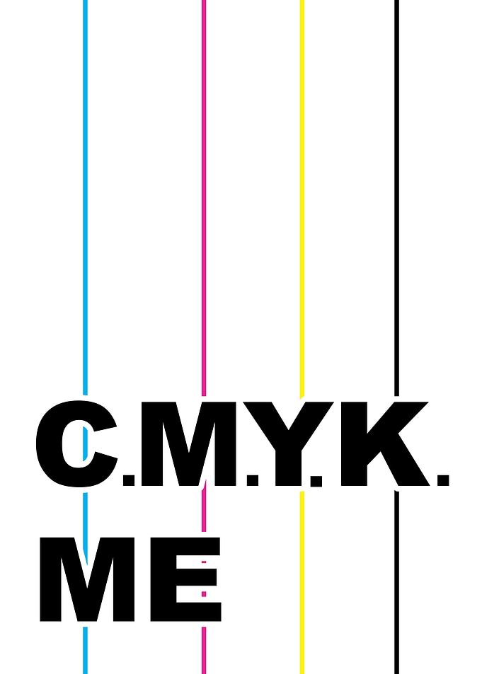 CMYK ME Minimalist Graphic Design