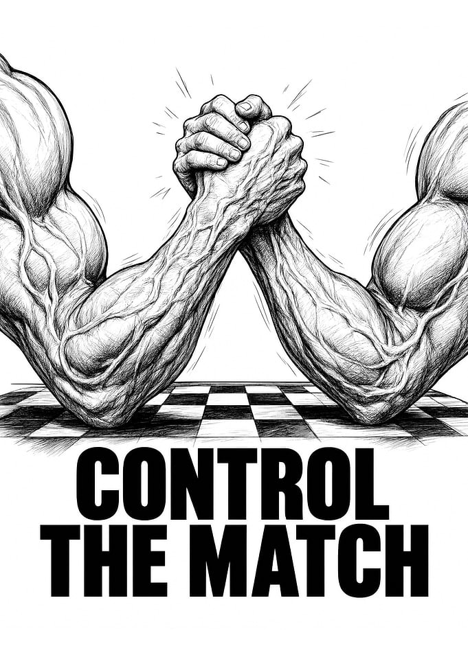 Arm Wrestling Control the Match Poster