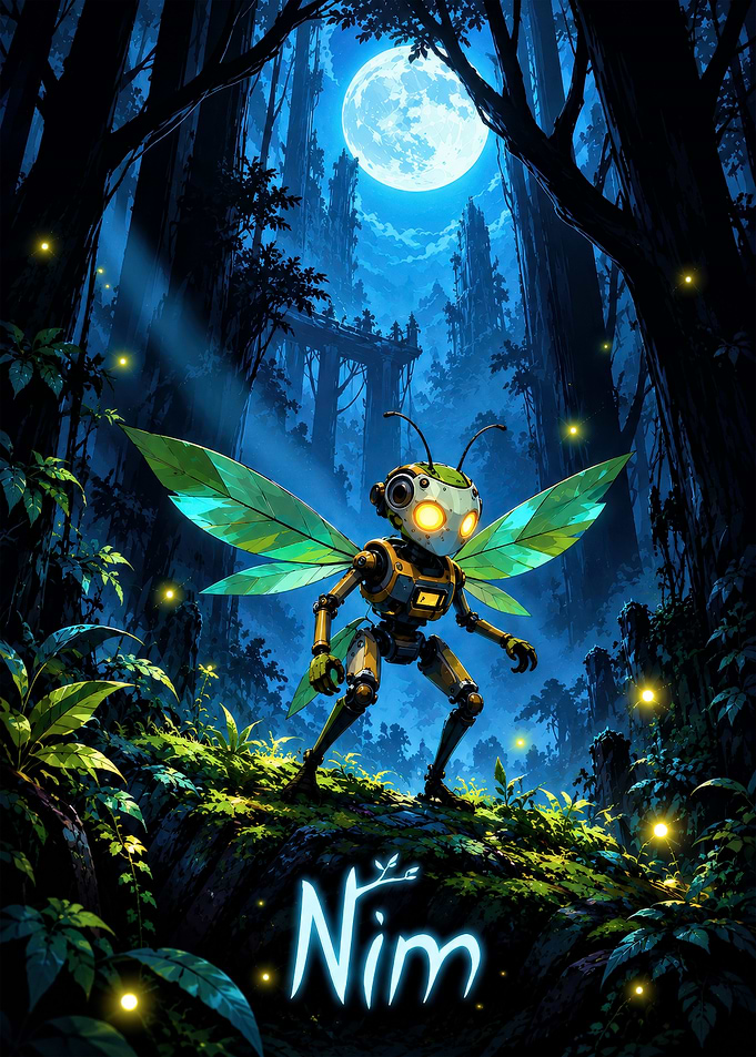 Nim Robot in Enchanted Forest