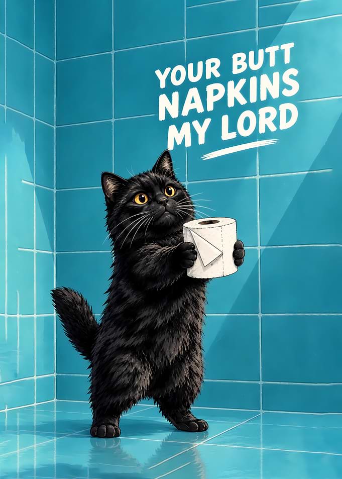 Your Butt Napkins My Lord