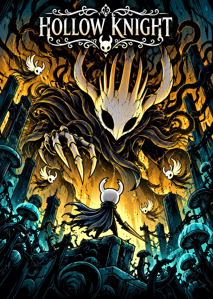 Hollow Knight Game Poster Art