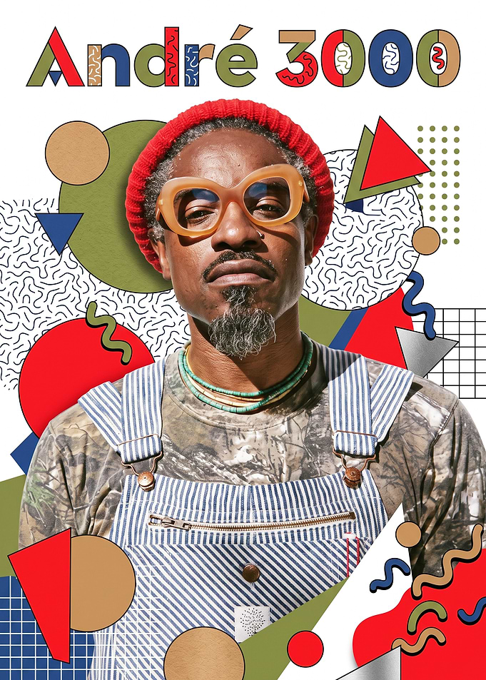 André 3000 Pop Art Portrait