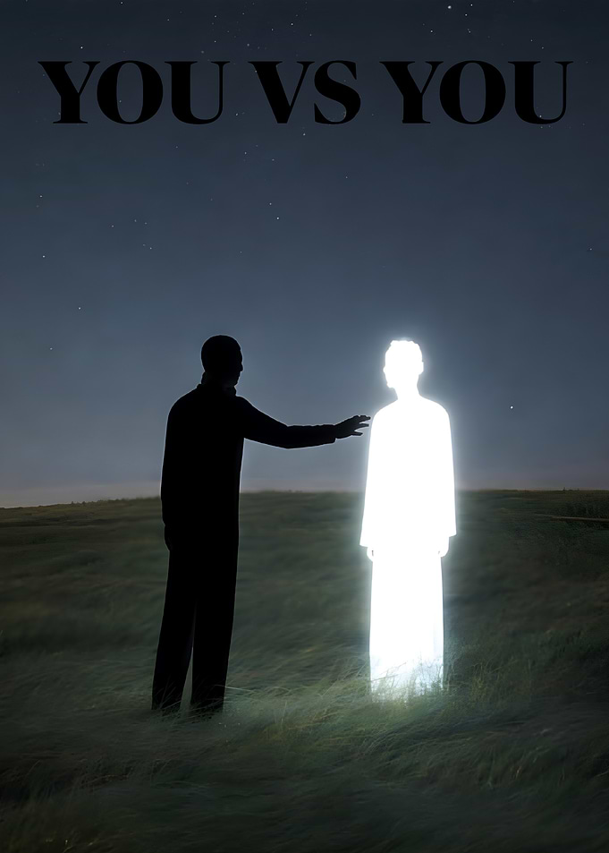 You vs You Inspirational Poster