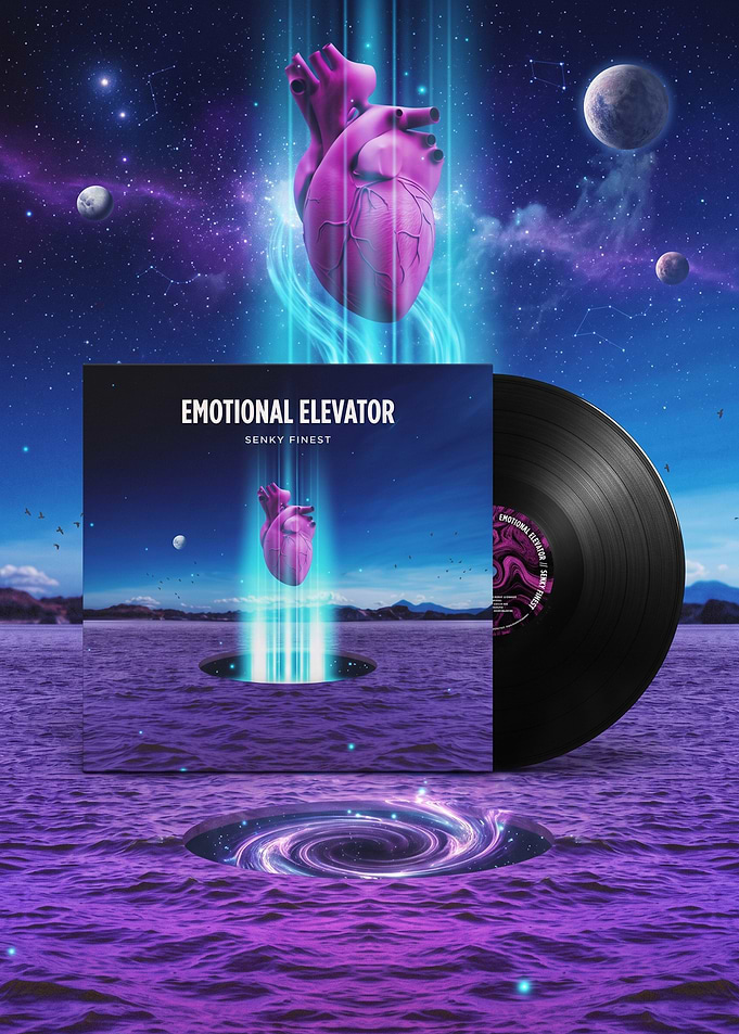 Emotional Elevator Vinyl Record Cover Art
