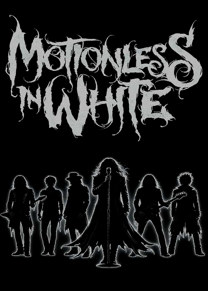 Motionless In White Band Silhouette Graphic
