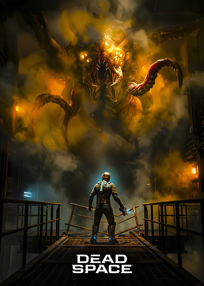 Dead Space Isaac Clarke vs Necromorph