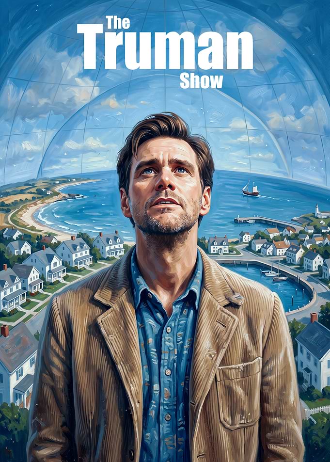 The Truman Show Movie Poster Art