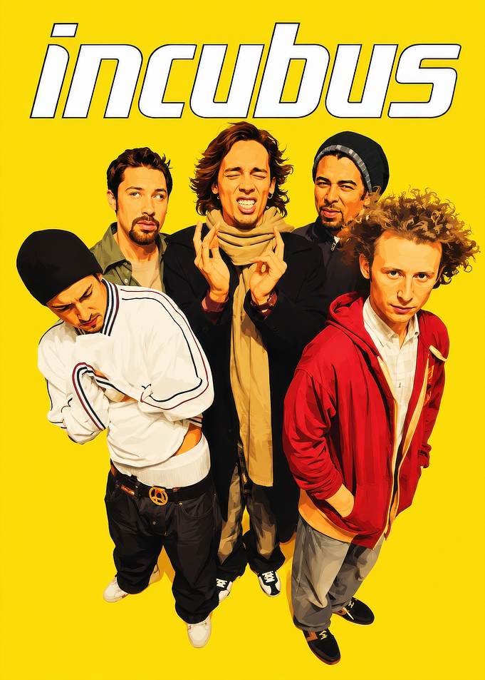 Incubus Band Promotional Poster