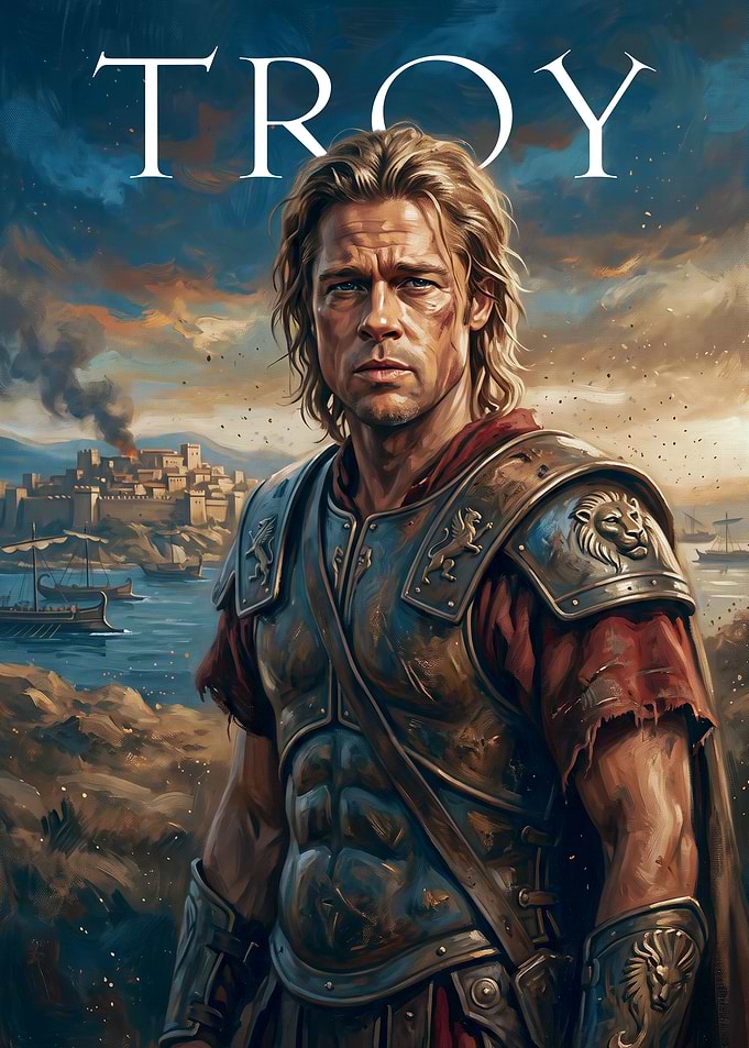 Achilles Troy Movie Poster Art