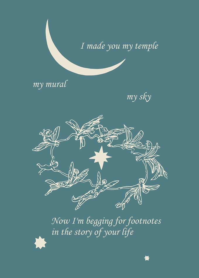 Fairy Ring Celestial Quote Poster