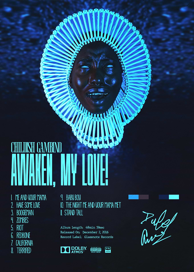 Childish Gambino Awaken My Love Poster