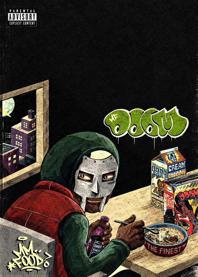 MF DOOM MM..FOOD Album Cover Art