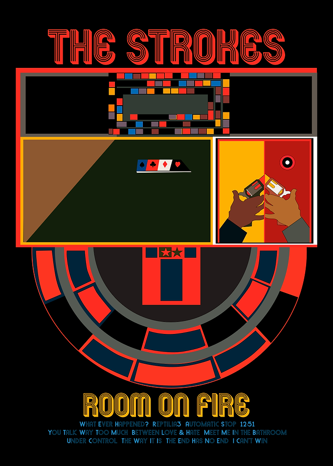 The Strokes Room on Fire Poster