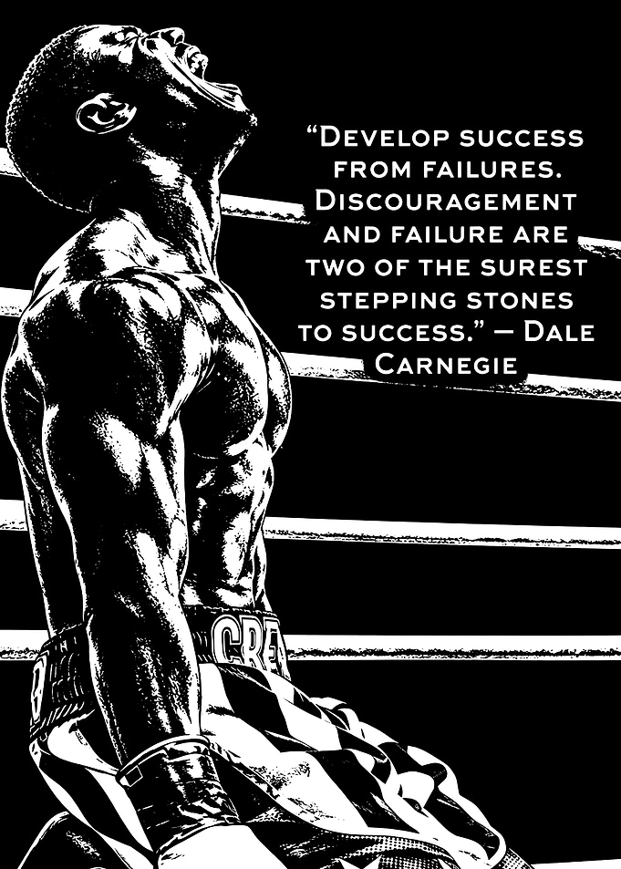Adonis Creed Inspirational Boxing Poster