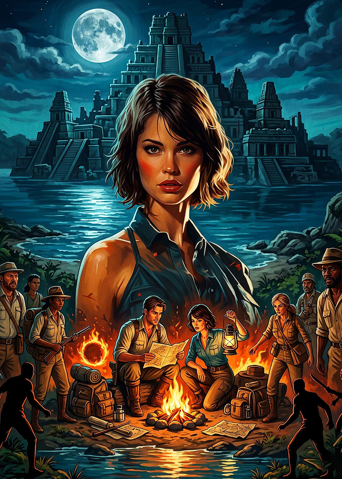 Jungle Explorer Adventure Art Poste