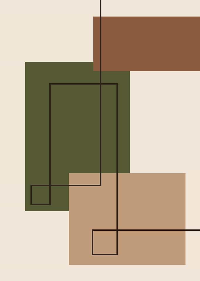 Abstract Terracotta Geometry Nature