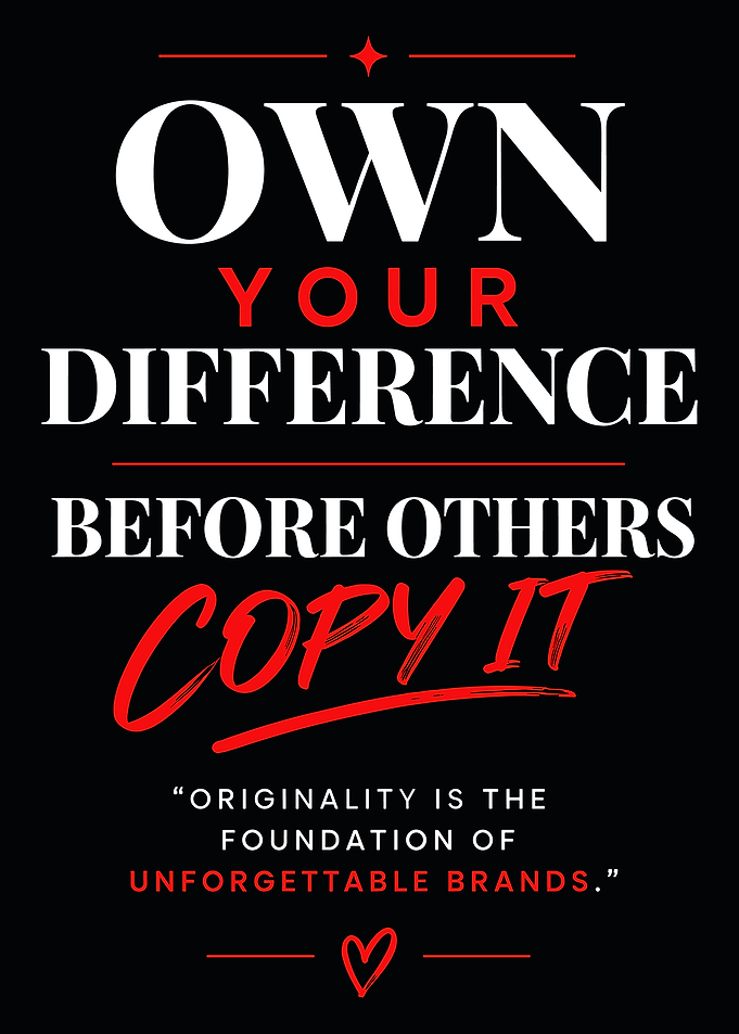 Own Your Difference Motivational Poster