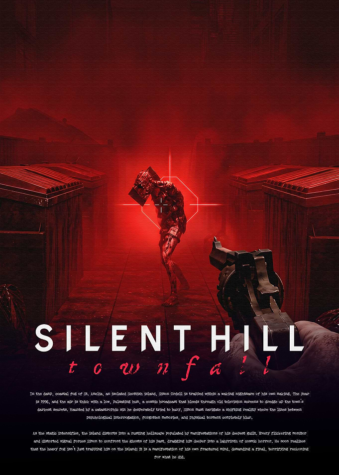Silent Hill Townfall Horror Poster