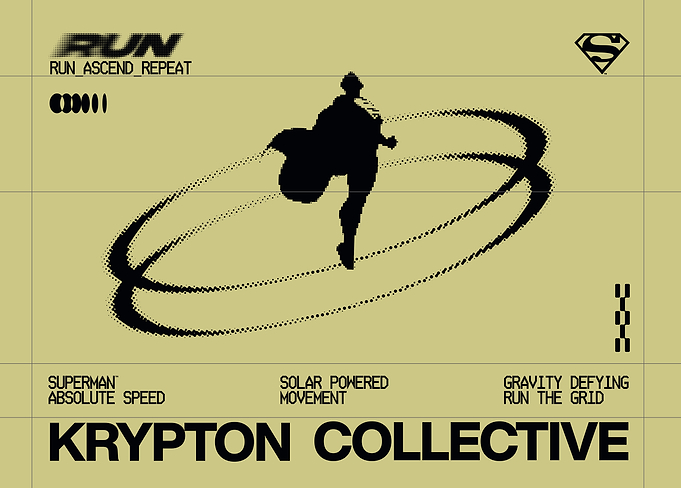 Superman – Krypton Collective Run Poster