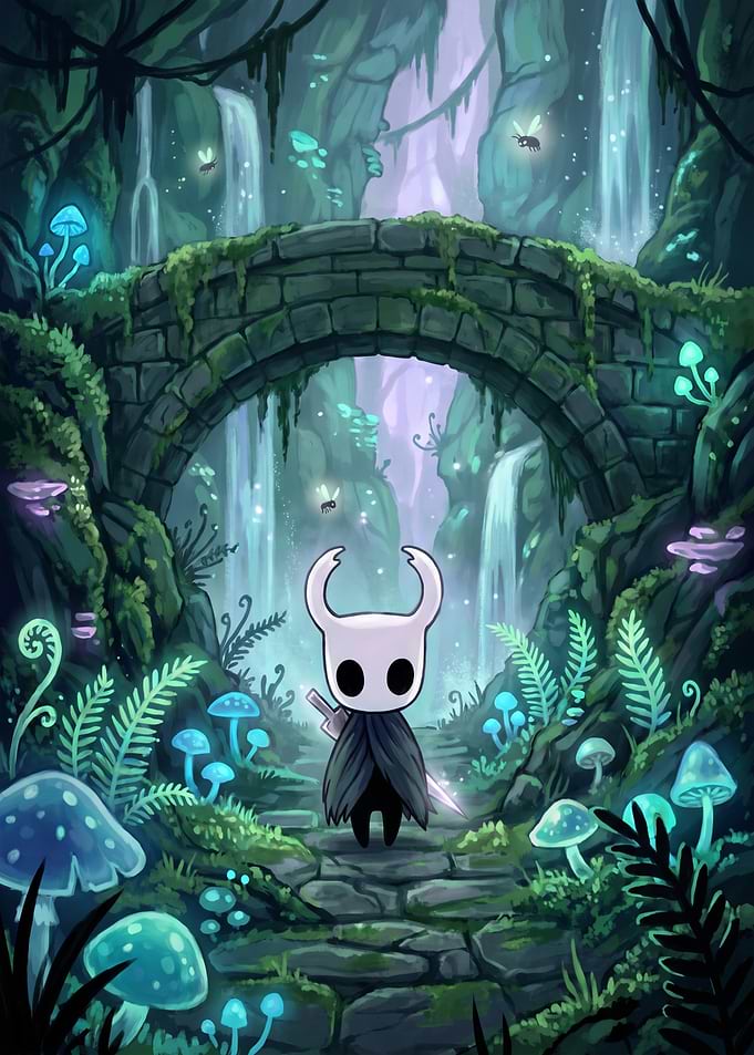 The Hollow Knight in Greenpath